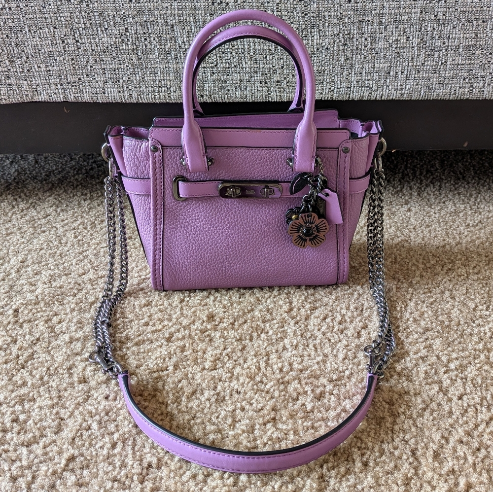 Coach Swagger 21 With Willow Floral Detail 57332 Limited Edition